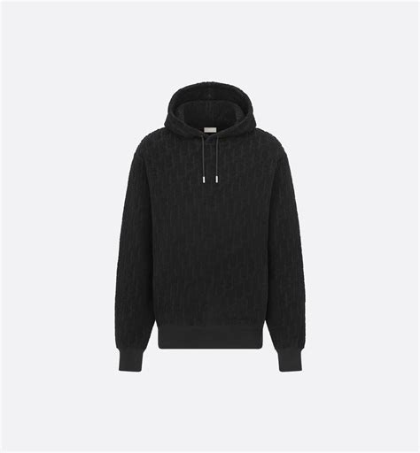 dior oblique hooded sweatshirt relaxed fit